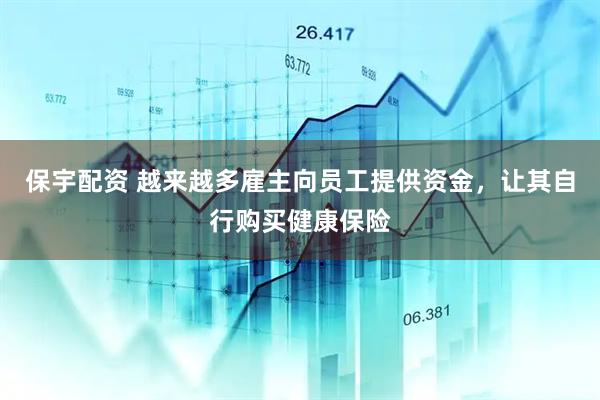 保宇配资 越来越多雇主向员工提供资金，让其自行购买健康保险